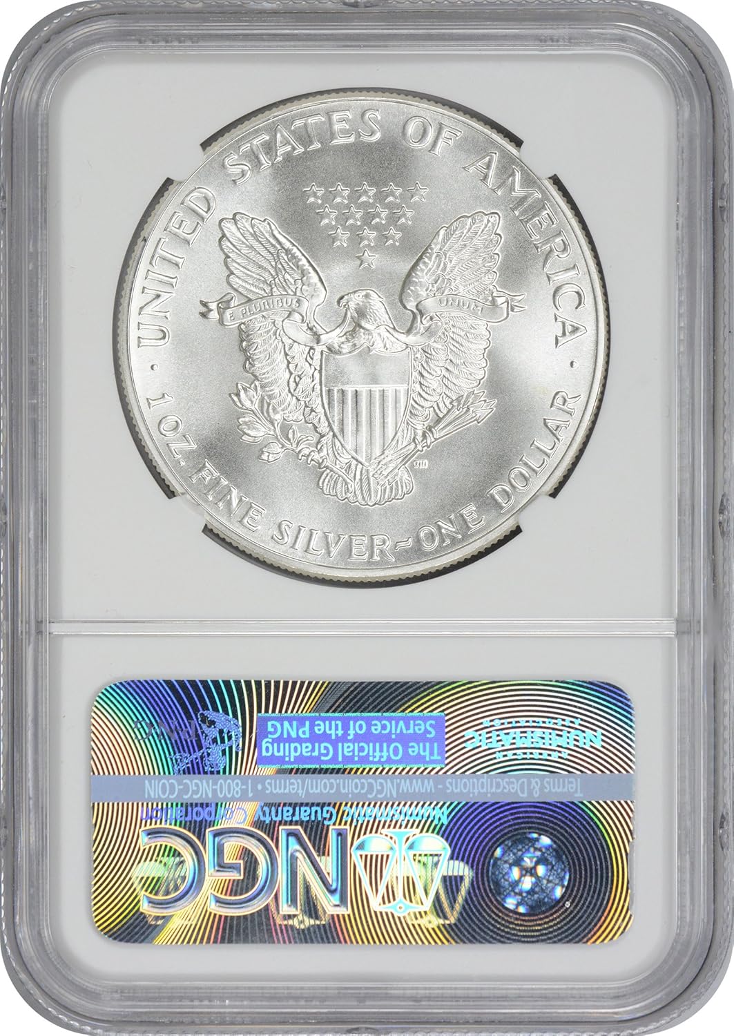 1986 American Silver Eagle Dollar MS69 NGC