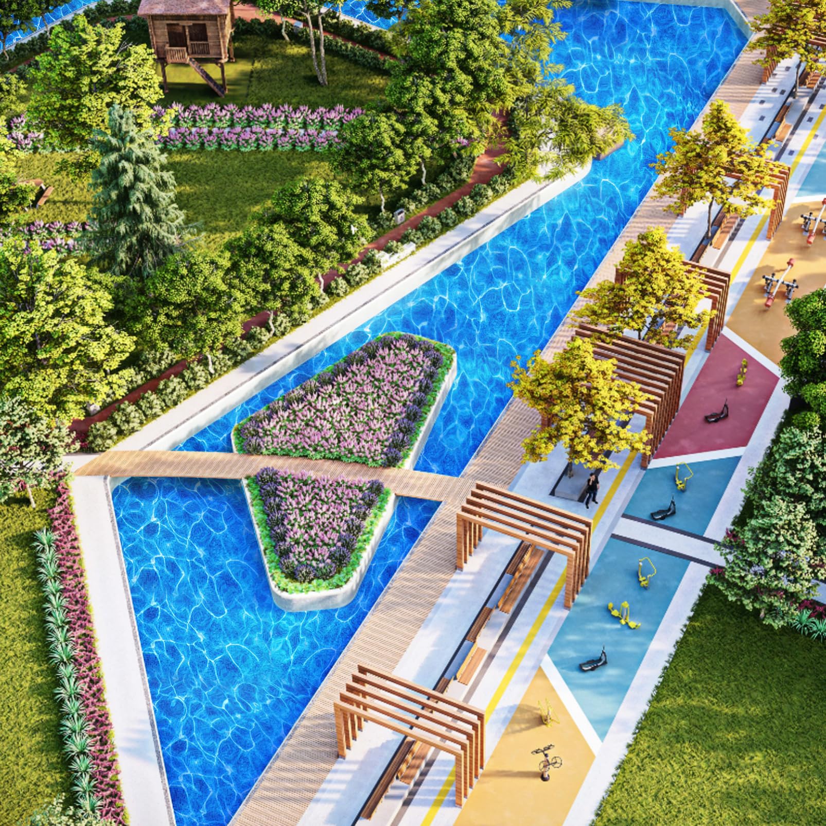 BESPORTBLE 5 Sheets Water Wave Stickers Diy Micro Landscape Fake Stream Decor Water Sheets