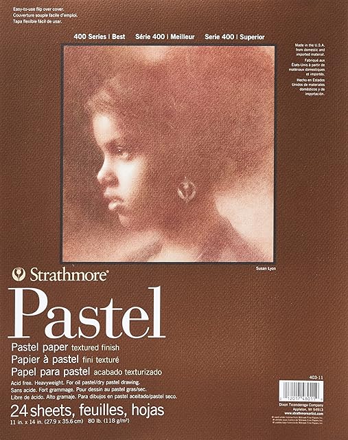 Strathmore Paper Strathmore Assorted Color Pastel Paper Pad 11 x 14-inch, 24 Sheets