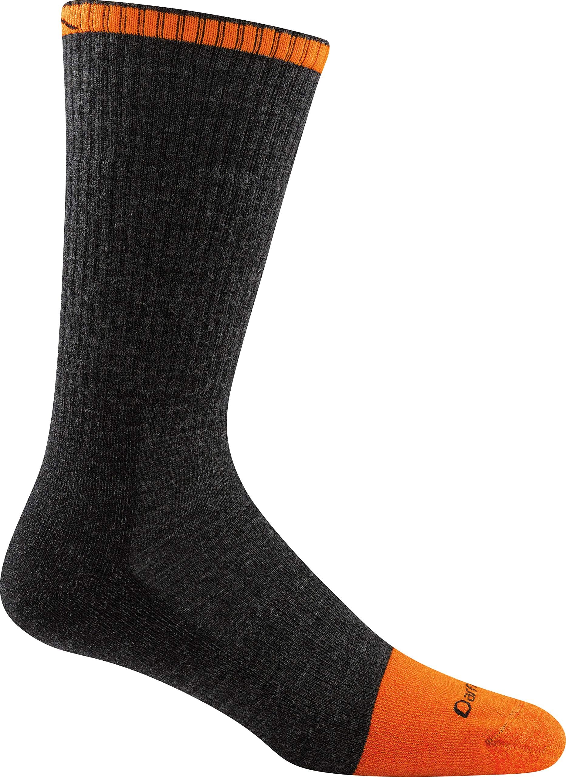 Darn Tough Men's Steely Boot Midweight with Full Cushion Toe Box Work Sock (Style 2006) -