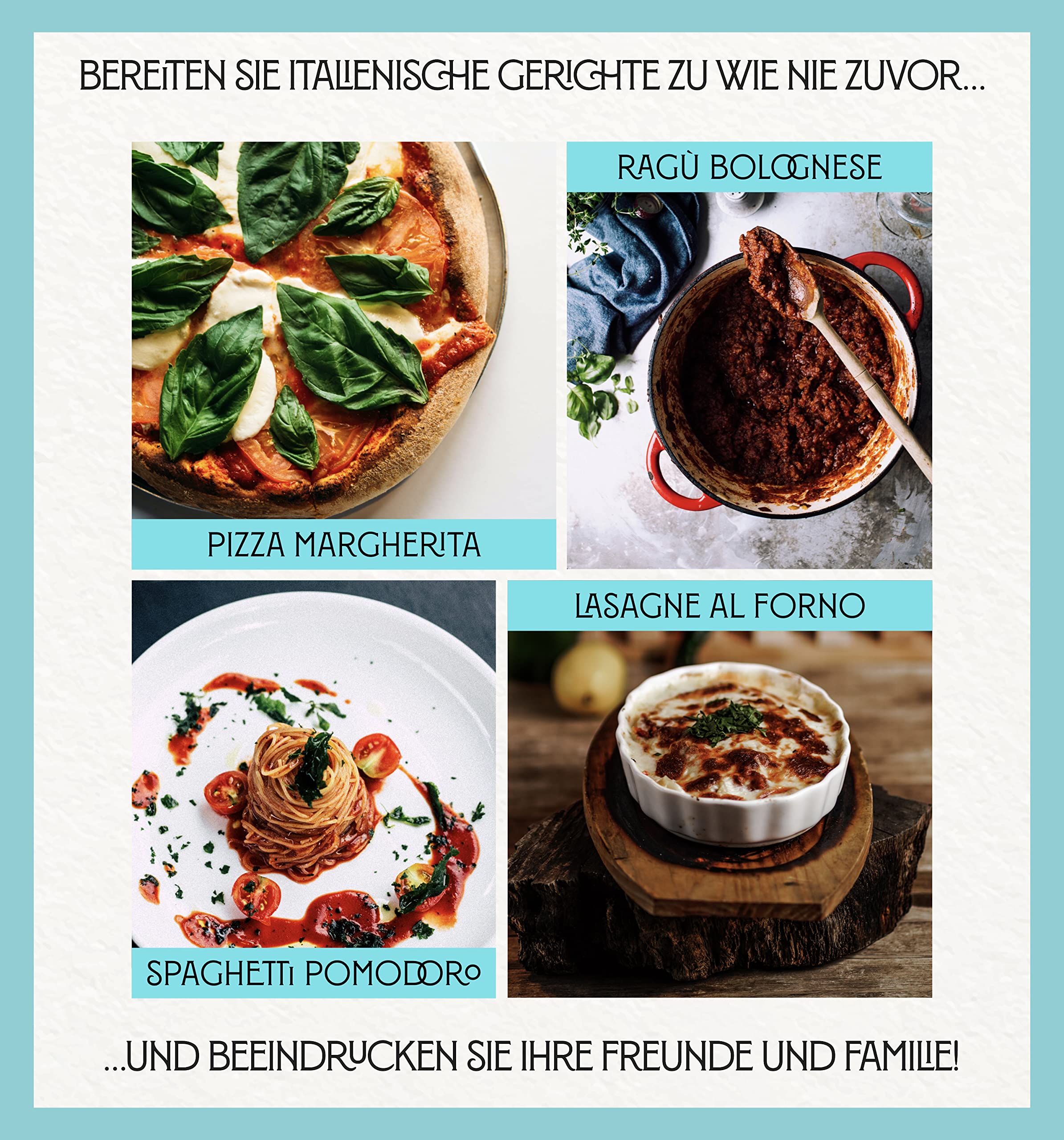 Sapor Design SAN MARZANO Tomaten aus Italien | Die besten Tomaten der Welt im Set | Dosentomaten, San Marzanos | Viele Varianten (San Marzano Vintage (Türkis), 48 Dosen)