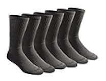 Men's Dri-Tech Essential Moisture Control Crew Socks (6 & 12 Pairs)