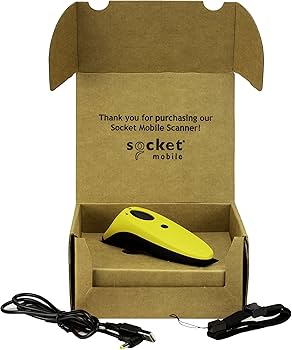 Amazon.co.jp: Bluetooth 1Dバーコードスキャナー (黄) : 文房具