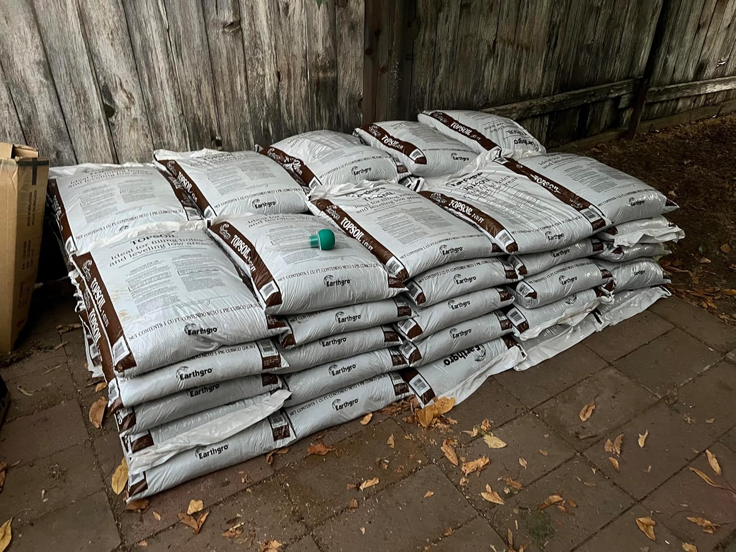 Lot of Premium Bagged Topsoil, 0.75-Cu. Ft. for Lawn and Garden Top Soil, Soil Conditioner with Peat Moss, Buy 6, 10 or 60 Bags - Don't Carry Heavy - Keep CAR Clean - Save! (6)