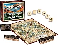 Vista 2 de USAOPOLY Scrabble: Parques Nacionales A partir de 8 años 2-4 jugadores 1 juego, marrón