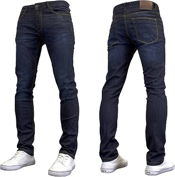 Slim Fit Stretch Straight Leg Jeans 