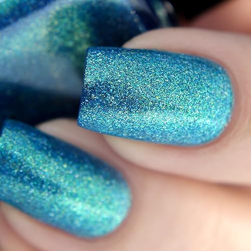 Miniatura 2008 de ILNP Madison Ave Esmalte de uñas holográfico metálico rosa antiguo