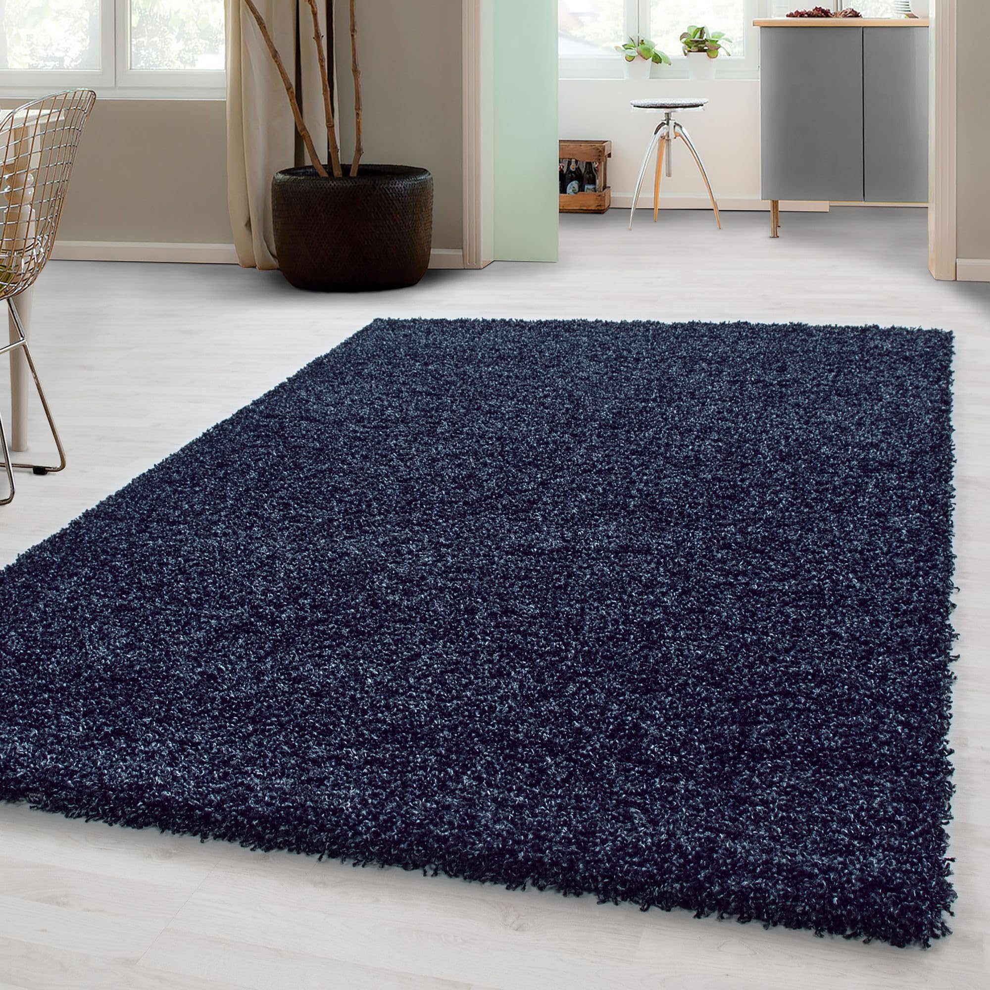 Carpetsale24 Shaggy Hochflor Teppich weich flauschig modern einfarbig Perfekt für Wohnzimmer für Wohnzimmer Schlafzimmer Flur
