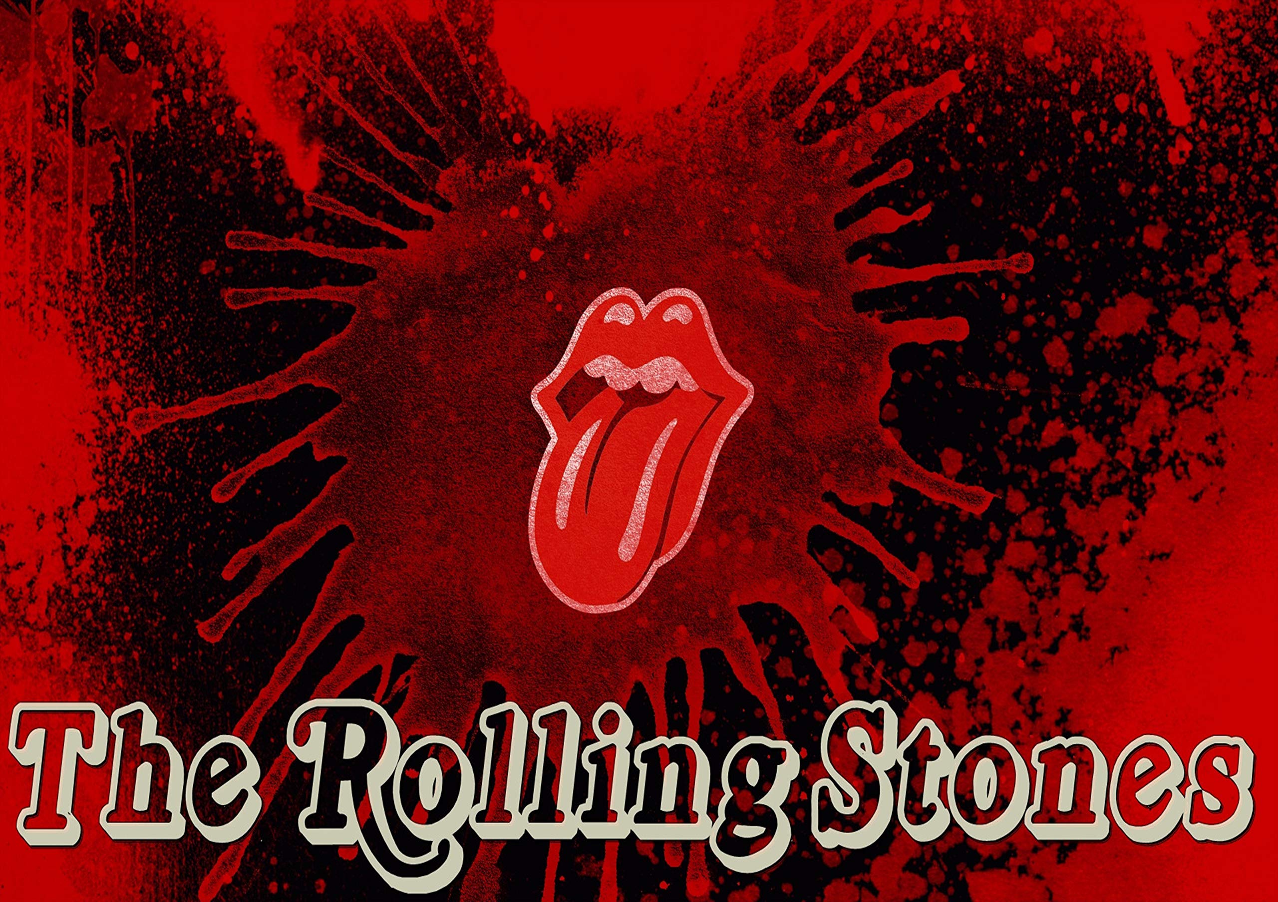 The Rolling Stones V2 Classic Vintage Music Rock Band Poster Art Glossy Poster (A4 210 × 297 mm)