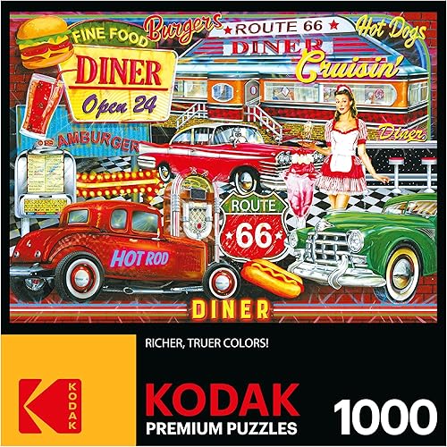 Miniatura 9 de RoseArt - Kodak Premium - Globos sobre una montaña - Rompecabezas de 1000 piezas para adultos