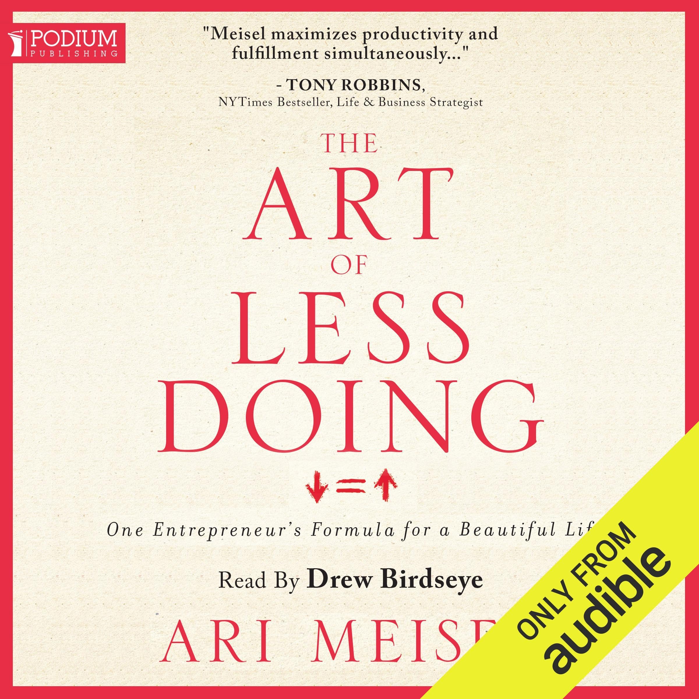 Cover art for The Art of Less Doing