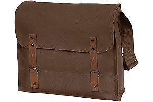 Postman Bag: Canvas Medic Bag with Leather Straps