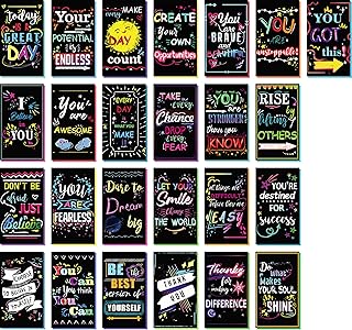 Iconikal 200-Count Inspirational, Motivational Sayings 3.5x2-inch Mini Q...