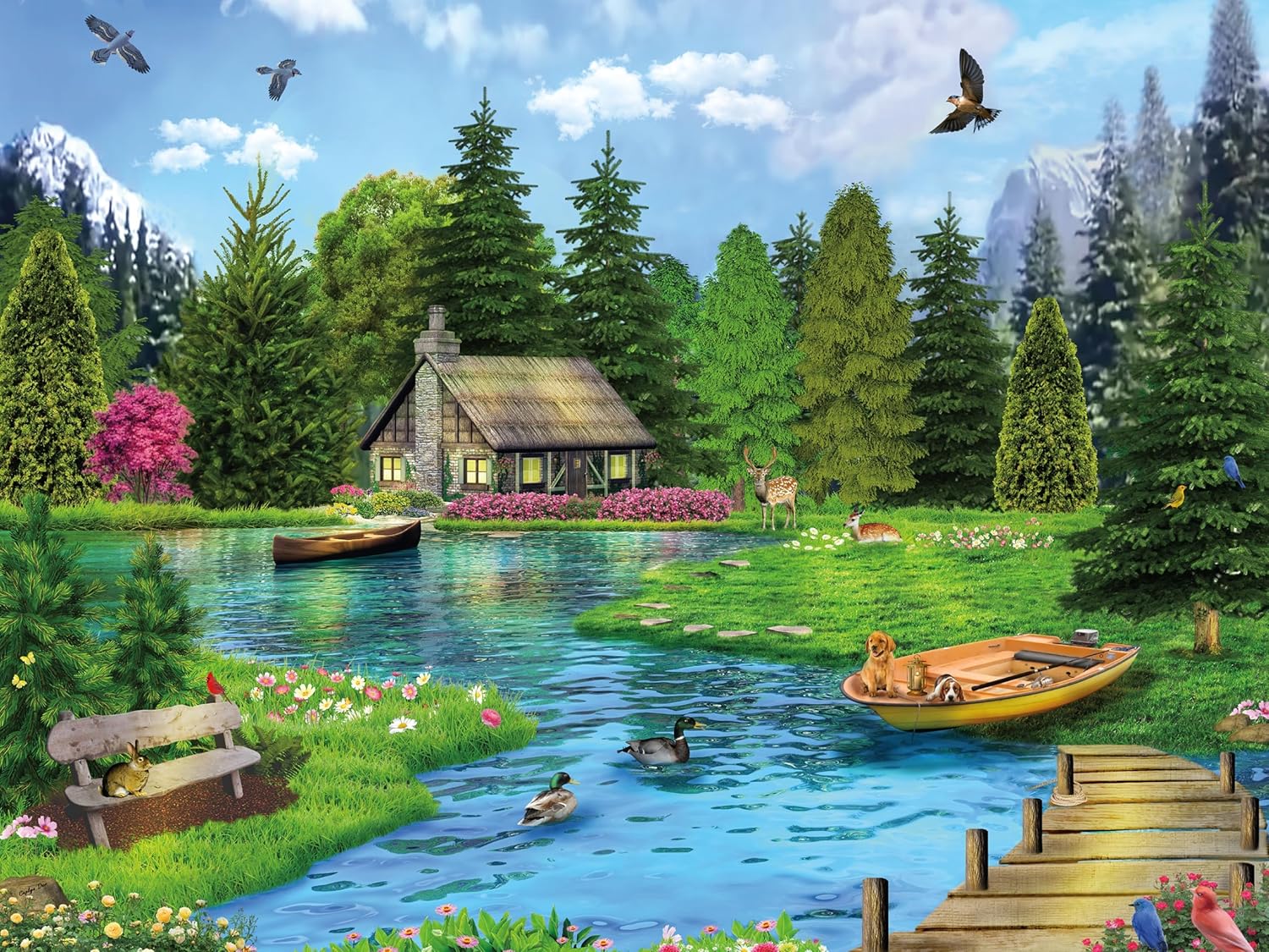 Ceaco - Dream Lake - 300 Piece Jigsaw Puzzle