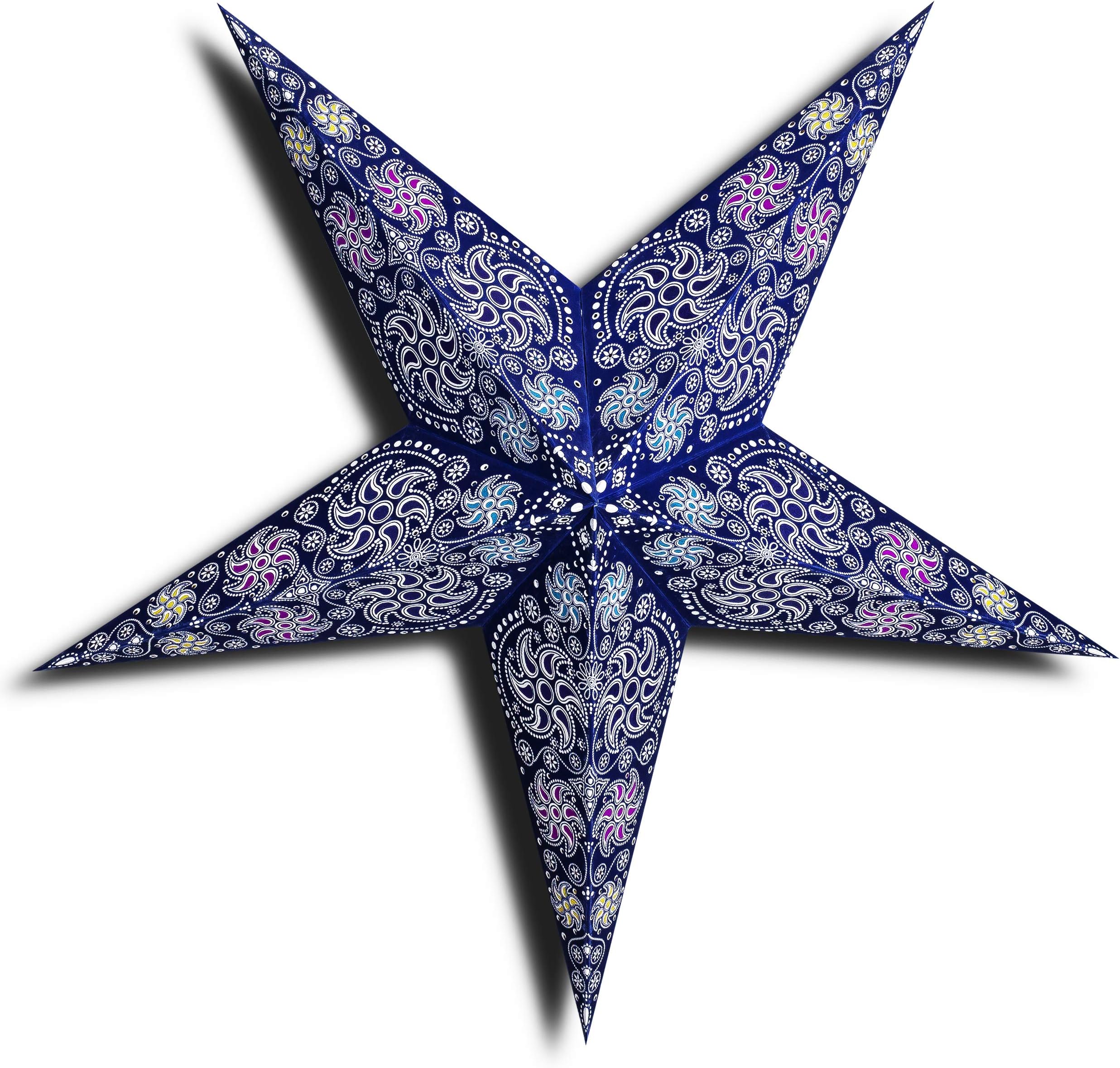 GalaxyArts - Chakra (Blue, Medium) - Paper Star Lantern