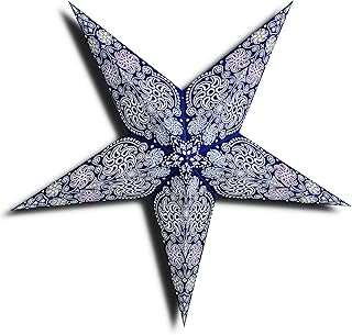 GalaxyArts - Chakra (Blue, Medium) - Paper Star Lantern