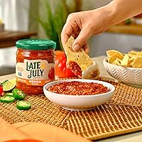 Vista 5 de Late July Snacks Salsa Mediana, Tarro de 15.5 oz