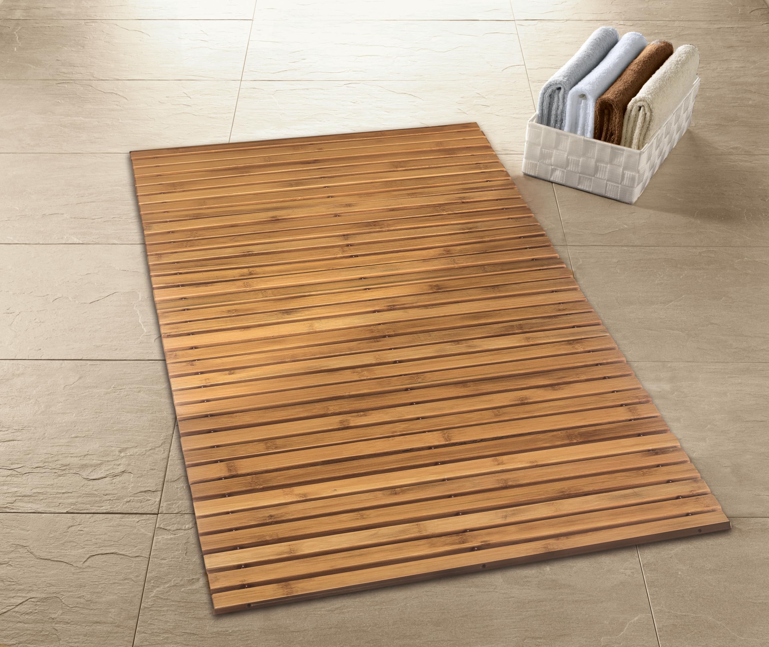 Kleine Wolke Badematte aus Bambus Level Natur 60 x 115 cm : Amazon.de:  Kche, Haushalt & Wohnen