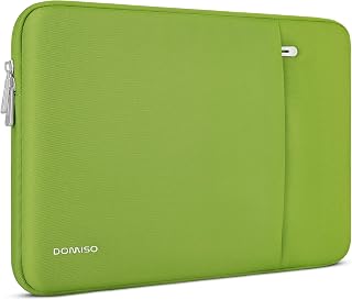 DOMISO Laptoptasche 17 Zoll Laptop Tasche Hülle Schutzhülle Wasserdicht Laptop-Taschen Laptophülle Notebooktasche Sleeve Case für HP Pavilion Envy/Dell/IdeaPad/LG Gram/MSI/ASUS/Razer,Weiches Grün