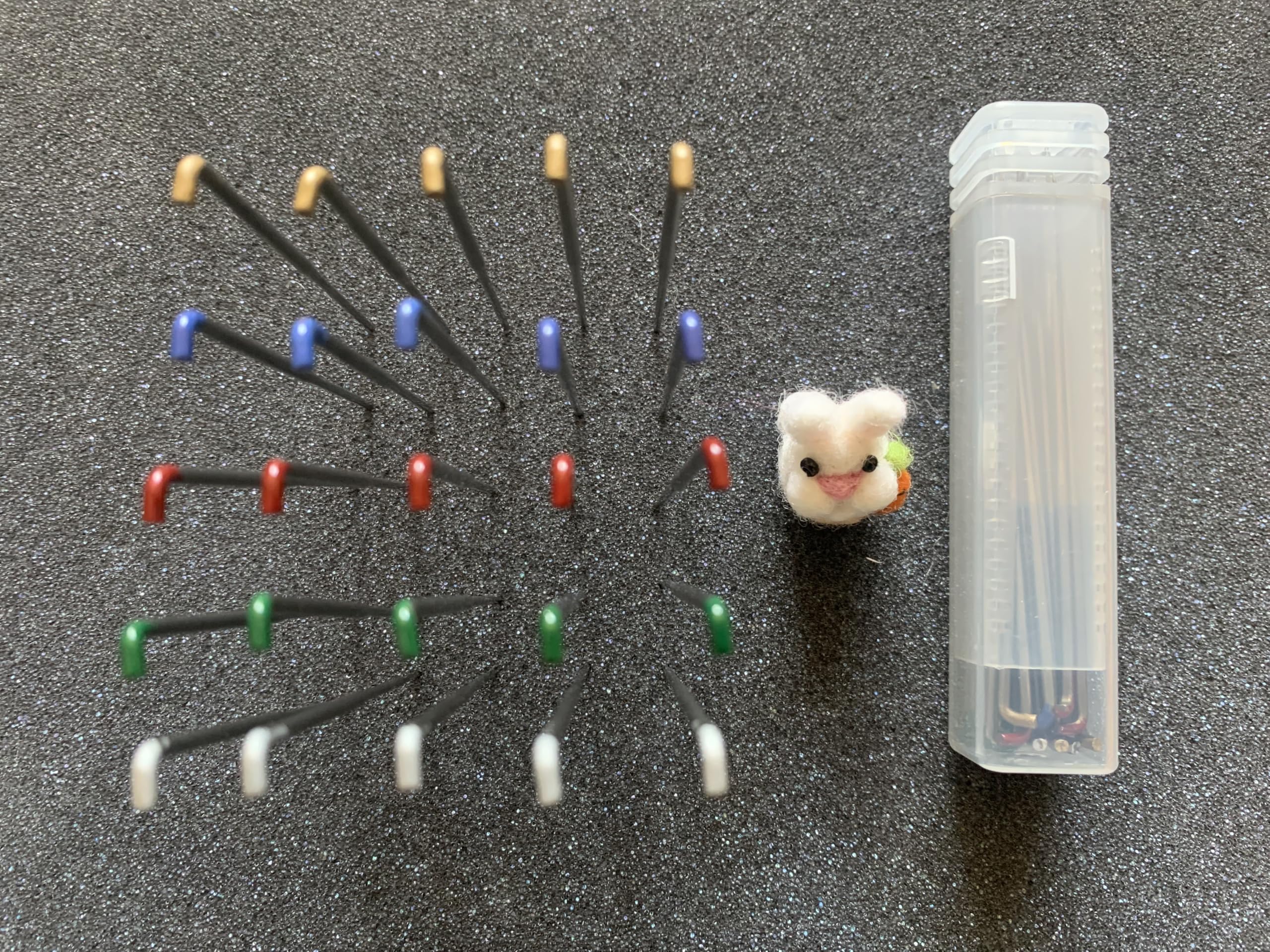 Heidifeathers 25 Triangular Felting Needles - 5 Different Sizes