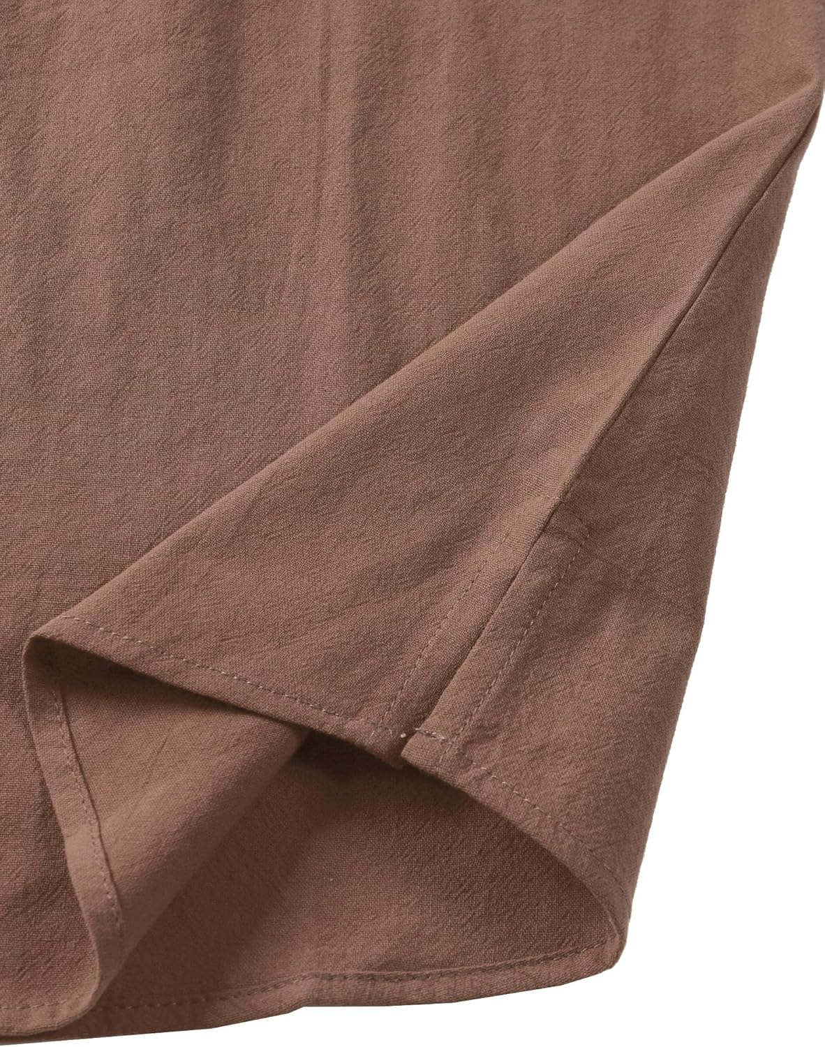 JOGAL Mens Renaissance Shirt Pirate Medieval Sleeveless Halloween Costume Steampunk Viking Lace-up Stand Collar Shirts - Image 6