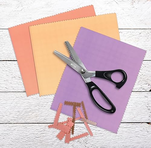 Miniatura 6 de Better Office Products Tijeras profesionales para pintar, tijeras de tela de acero inoxidable de 9 pulgadas, tijeras de costura, tijeras de corte en