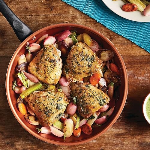 Miniatura 9 de Farberware 10365 Glide - Juego de utensilios de cocina antiadherentes aptos para lavavajillas, ollas y sartenes, 11 piezas, color negro