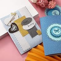 Vista 7 de WILLBOND 4 juegos de troqueles de corte de metal, plantillas de metal para manualidades, tarjetas, álbumes de recortes, grabado en relieve