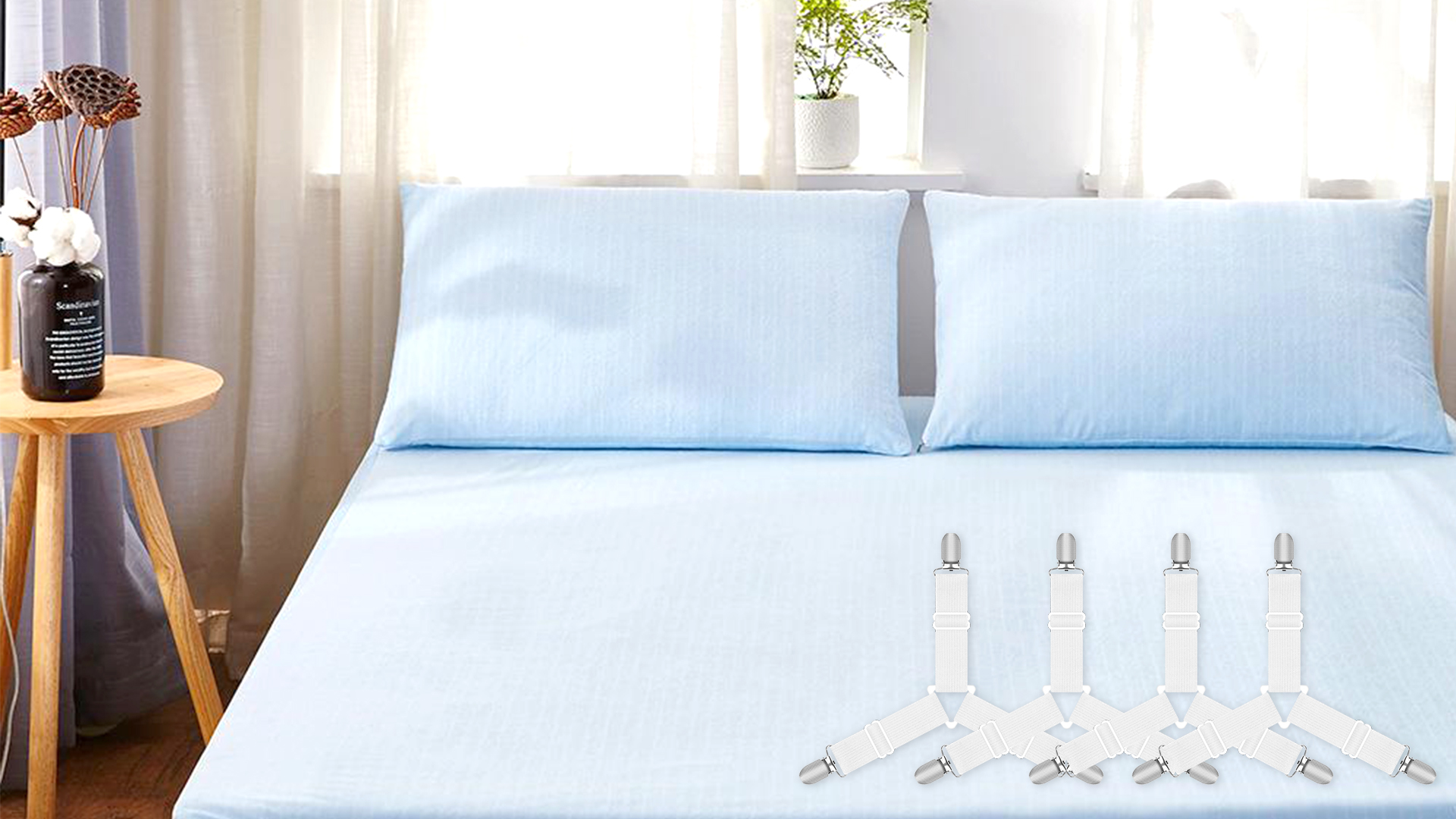 Completo lenzuola Twig di Zucchi in Raso per letto Matrimoniale AB787