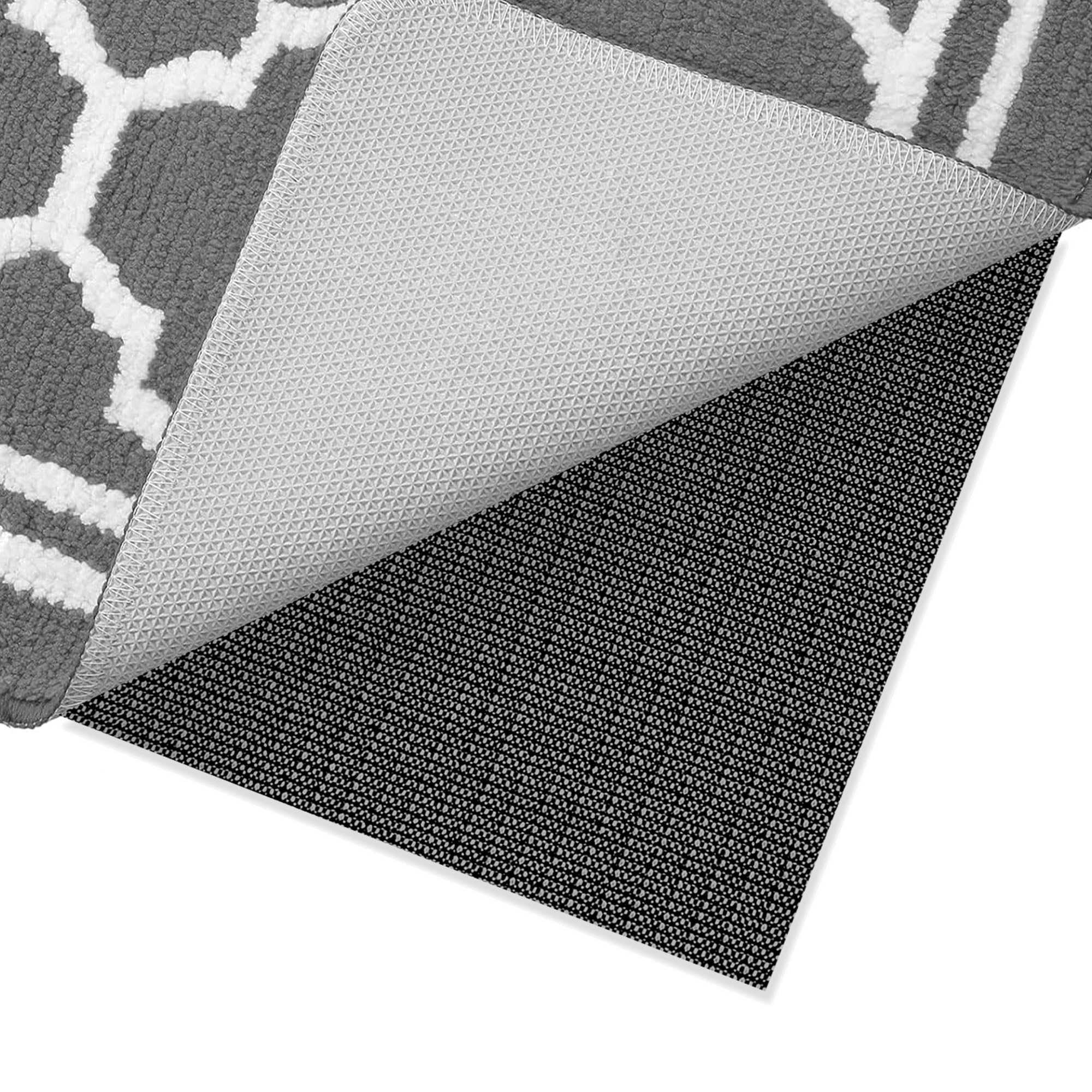 Tissu Antiderapant 205 x 255 cm Antidérapant Tapis Anti Derapant Imperméable pour Tapiss Antidérapant sous pour Tiroirs Étagères Plateau Moquette, Noir