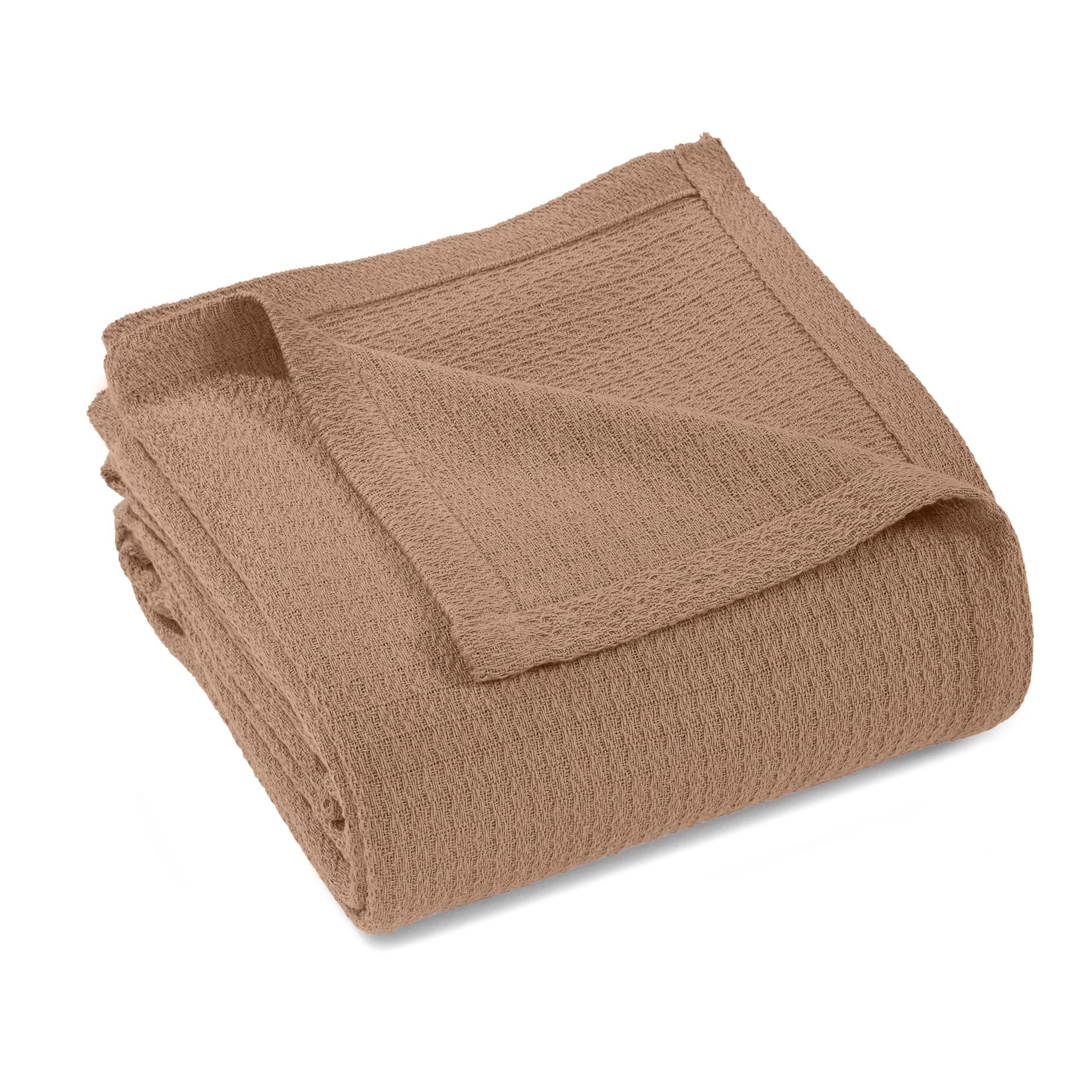 Couverture en coton gaufré lavable en machine pour éliminer la chaleur nocturne