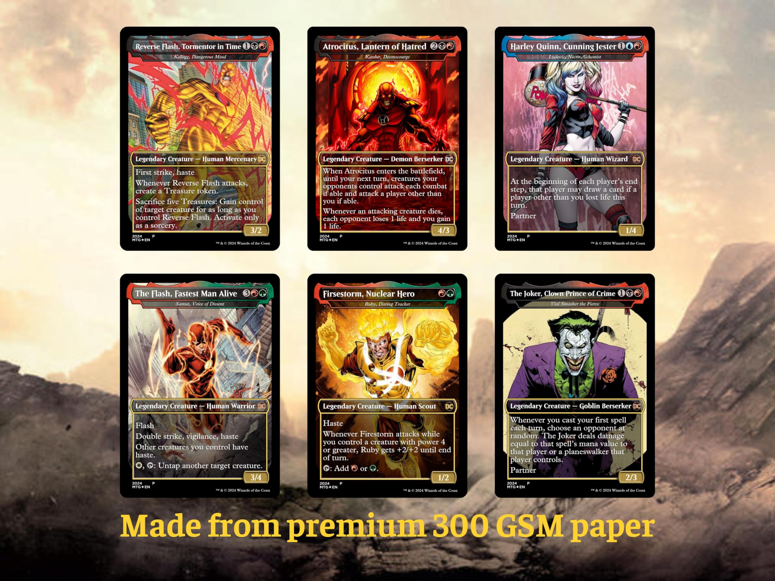 Amazon.com: DC MTG Commander Deck – DC Heroes Edition – 100 Proxy Full Art  Cards (Card Only) : Toys & Games
