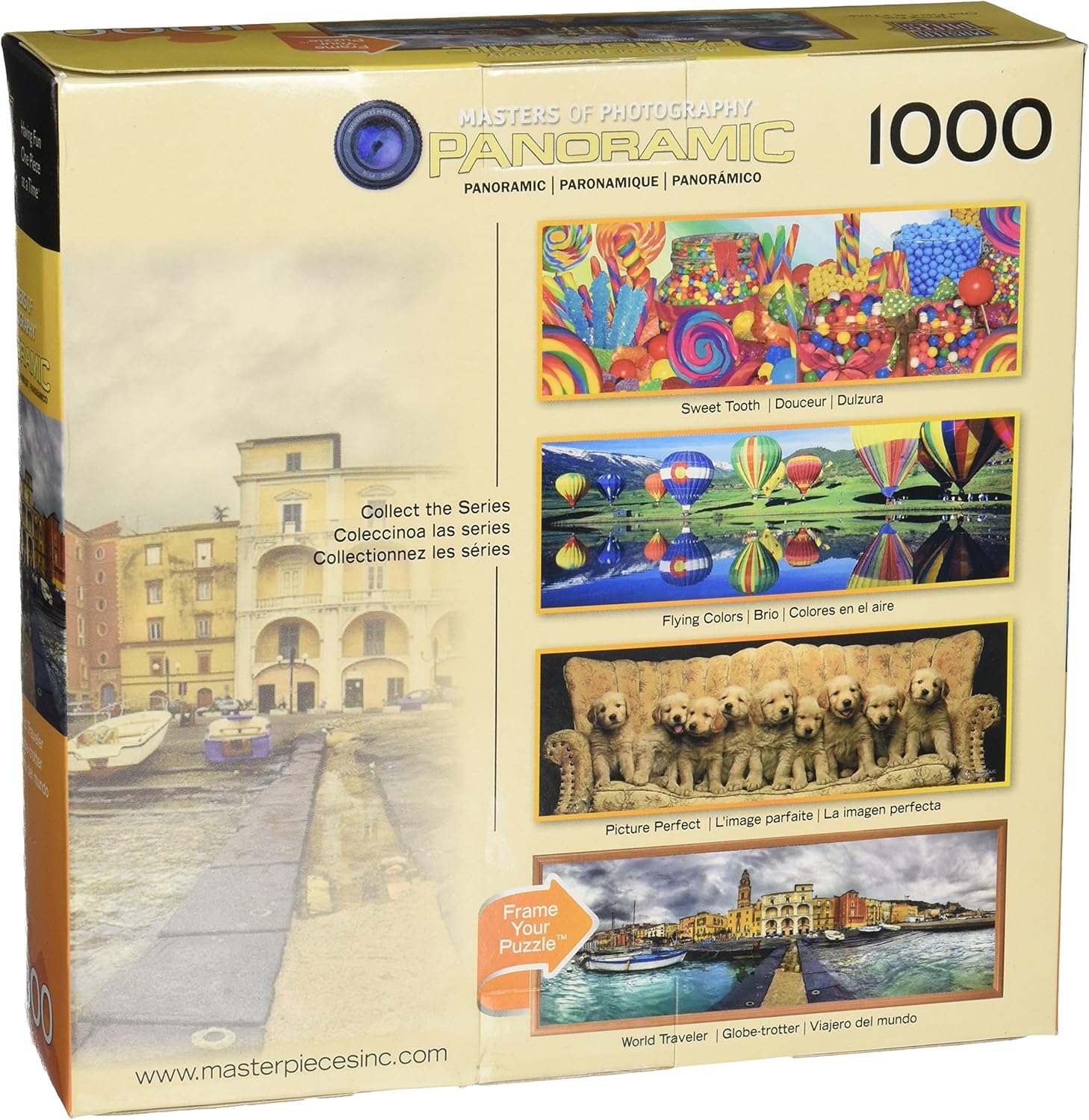 MasterPieces World Traveller Panoramic Jigsaw Puzzle, 1000-Piece