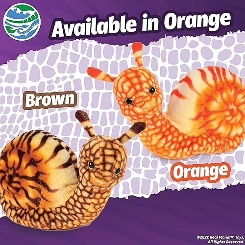 Miniatura 3 de Real Planet Peluche de insecto, regalo realista para niños de todas las edades, peluche único de babosas de jardín, regalos de cumpleaños de Navidad
