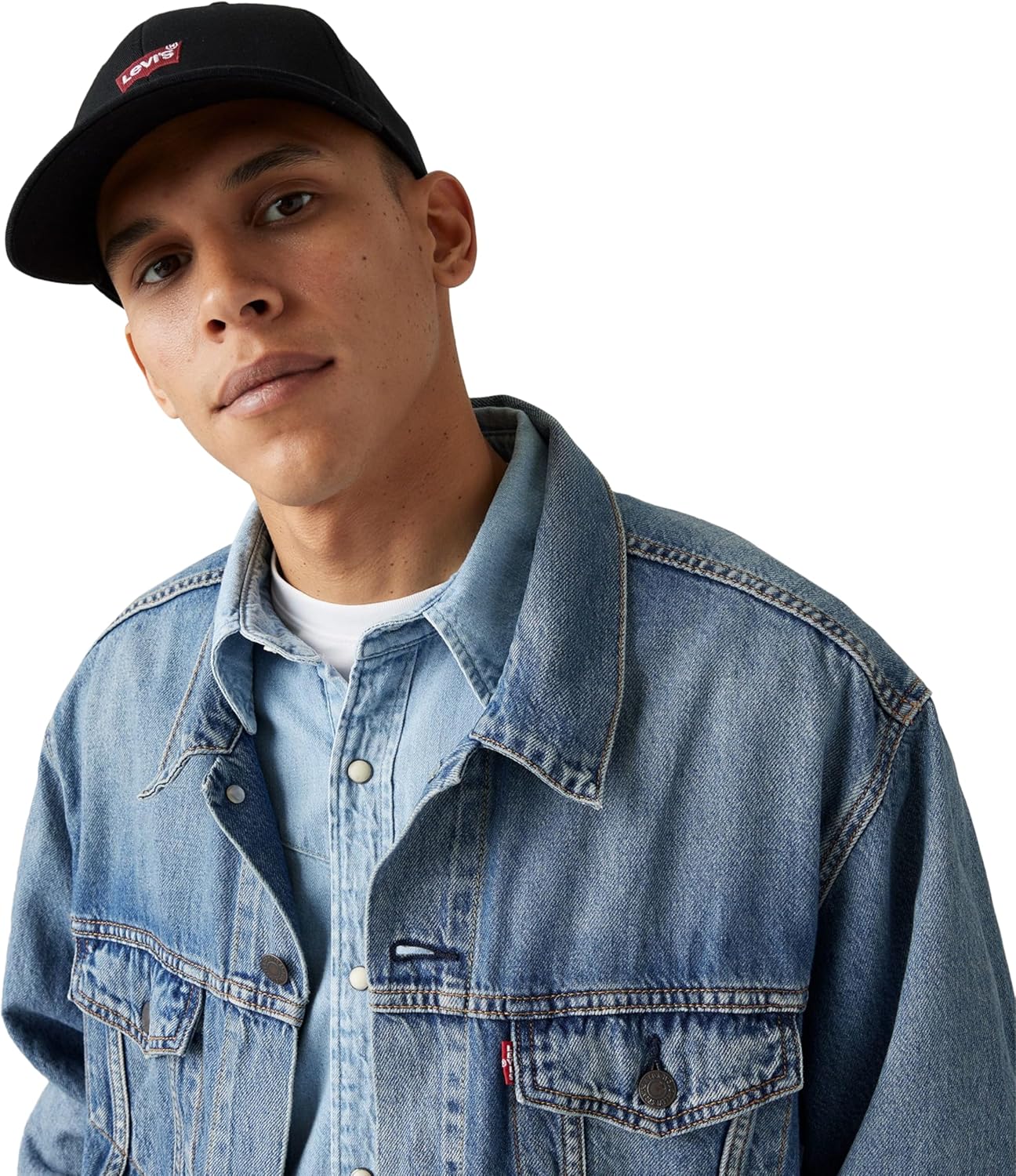 Levi's Housemark Flexfit cap Cappellino Unisex-Adulto Taglia unica Regular Black - Immagine 5