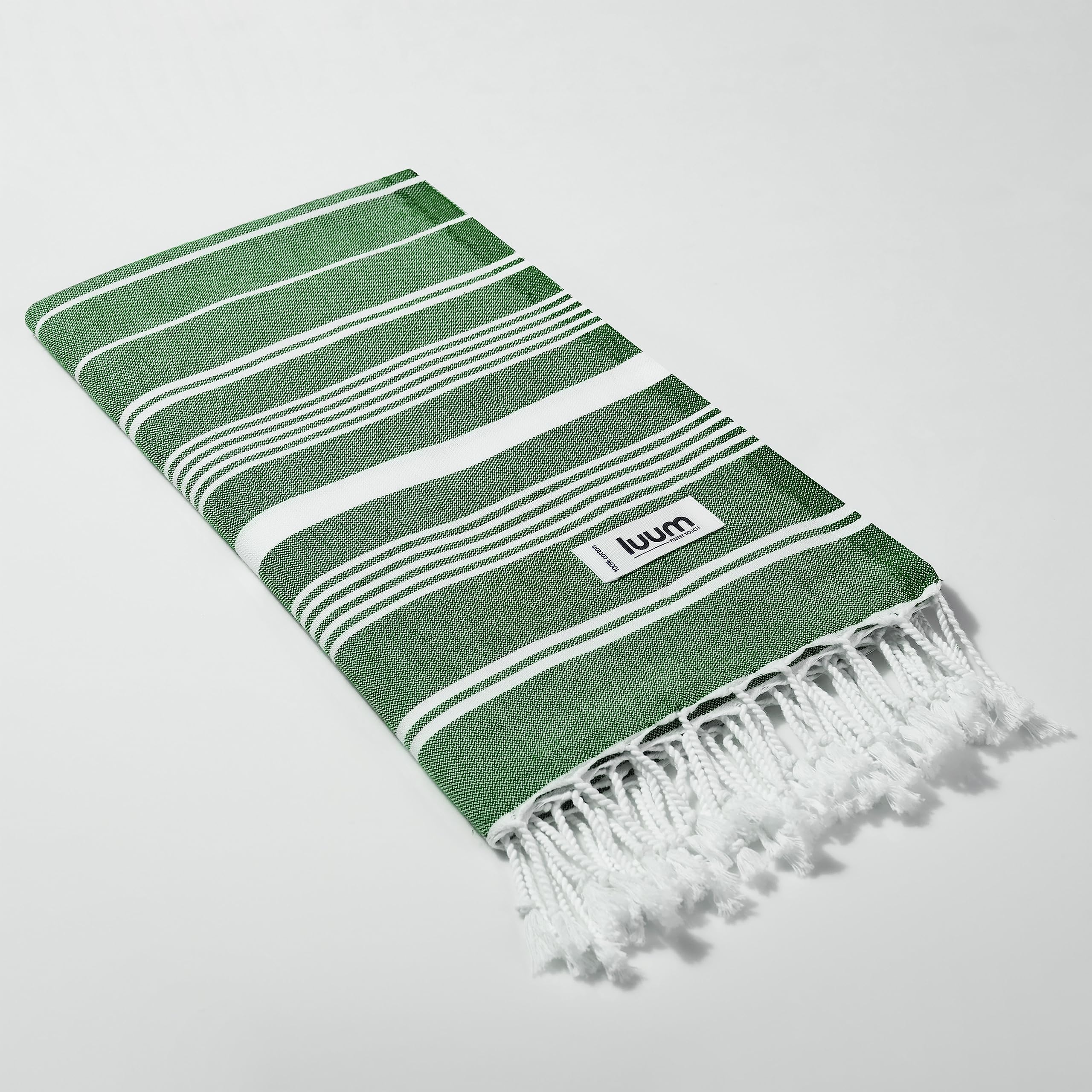 Luum Asciugamano per hammam, asciugamano da sauna, asciugamano da spiaggia, asciugamano da viaggio, asciugamano da campeggio, set da 2 pezzi, da uomo e da donna, blu cielo e verde scuro (meglio di un