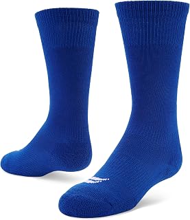 Sof Sole Baseball/Softball Over-the-Calf Performance Socks (2 Pair) - Moisture-Wicking, Blister-Proof Team Socks