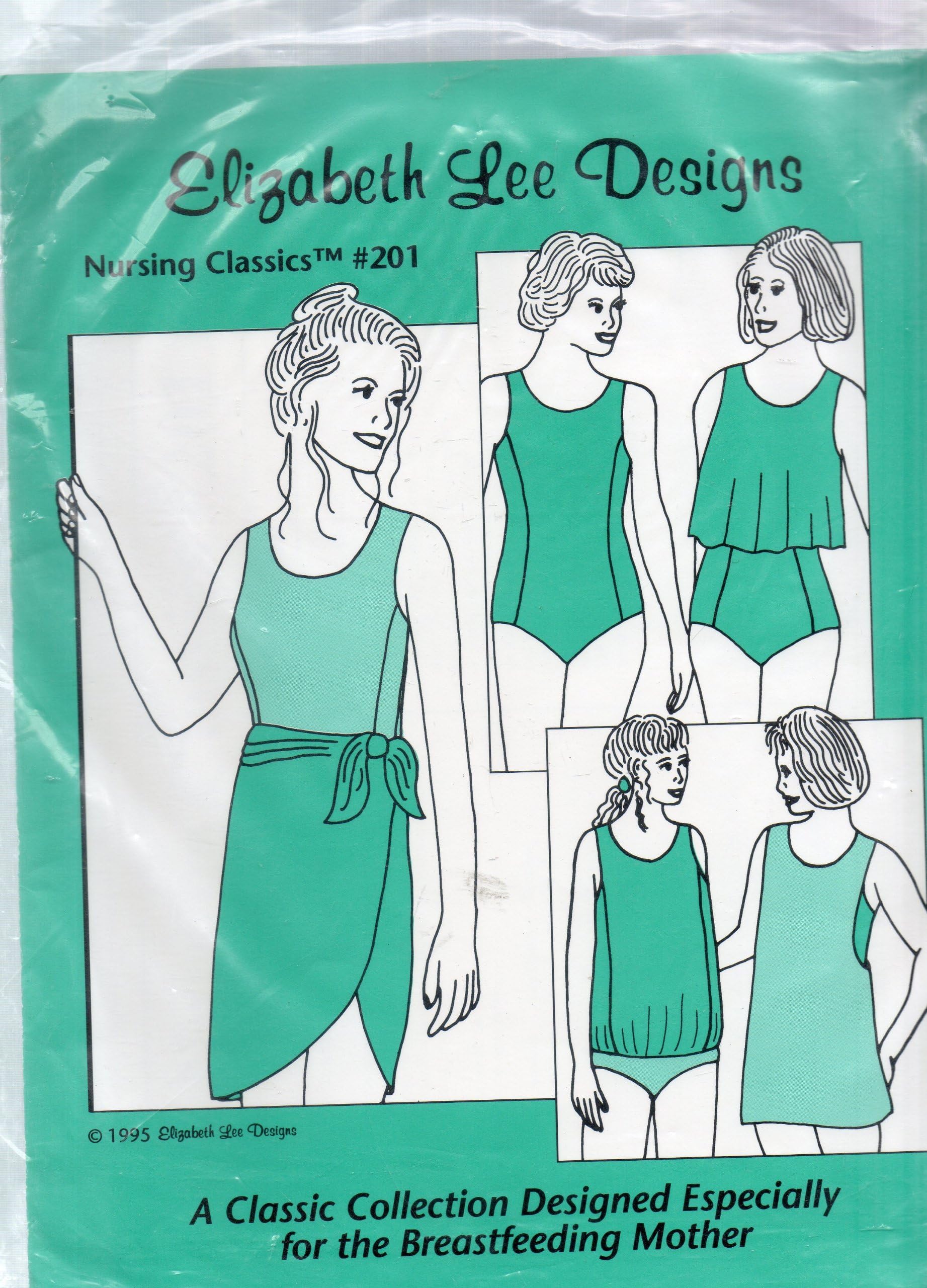 Designs, Nursing Classics #201: A Classic Collection Designed Especially for the Breastfeeding Mother, Exercise-Swim Wear 1995