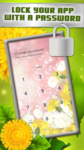 Bloqueio de aplicativo inteligente Dandelion Theme