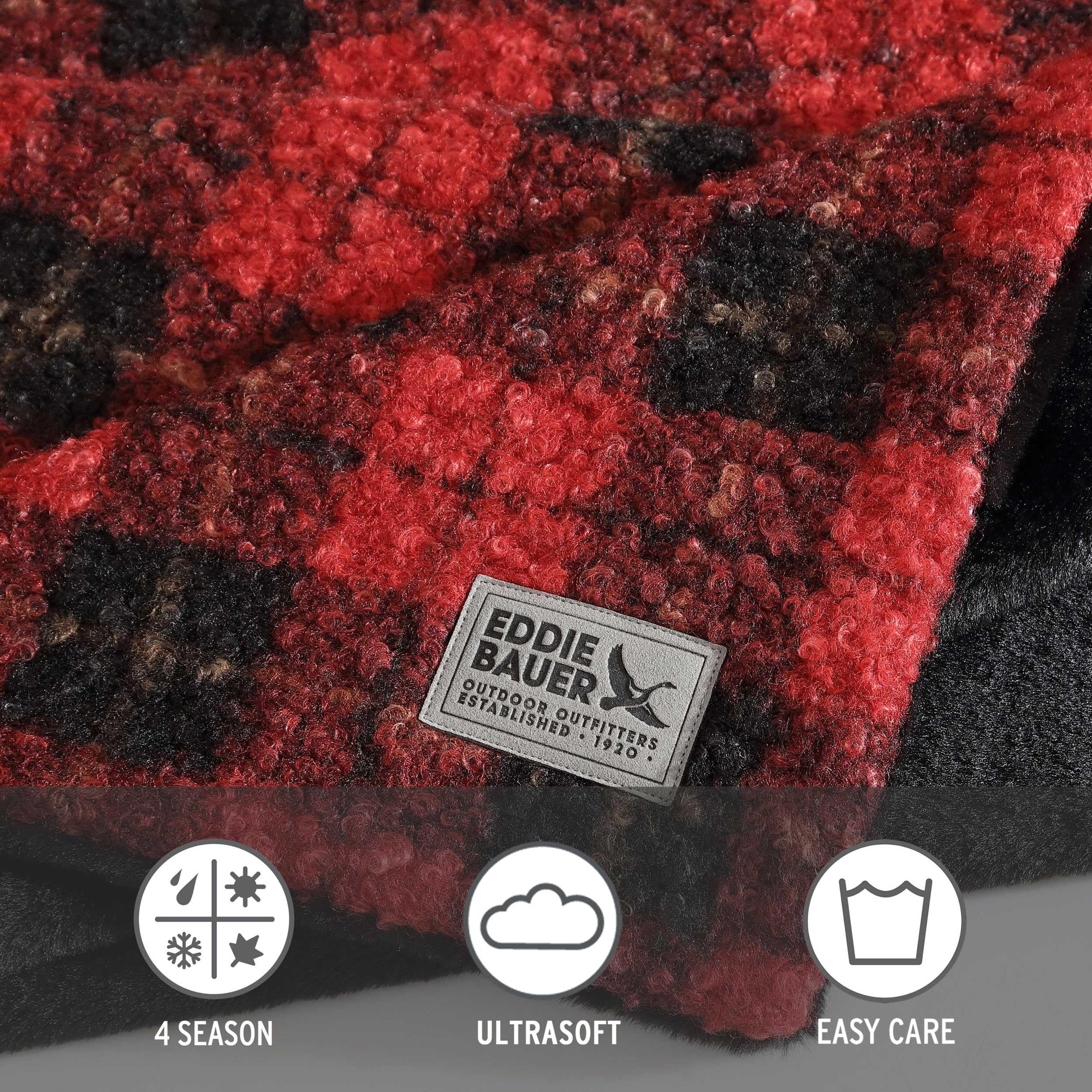 Amazon.co.jp: Eddie Bauer - スローブランケット、フェイクファー