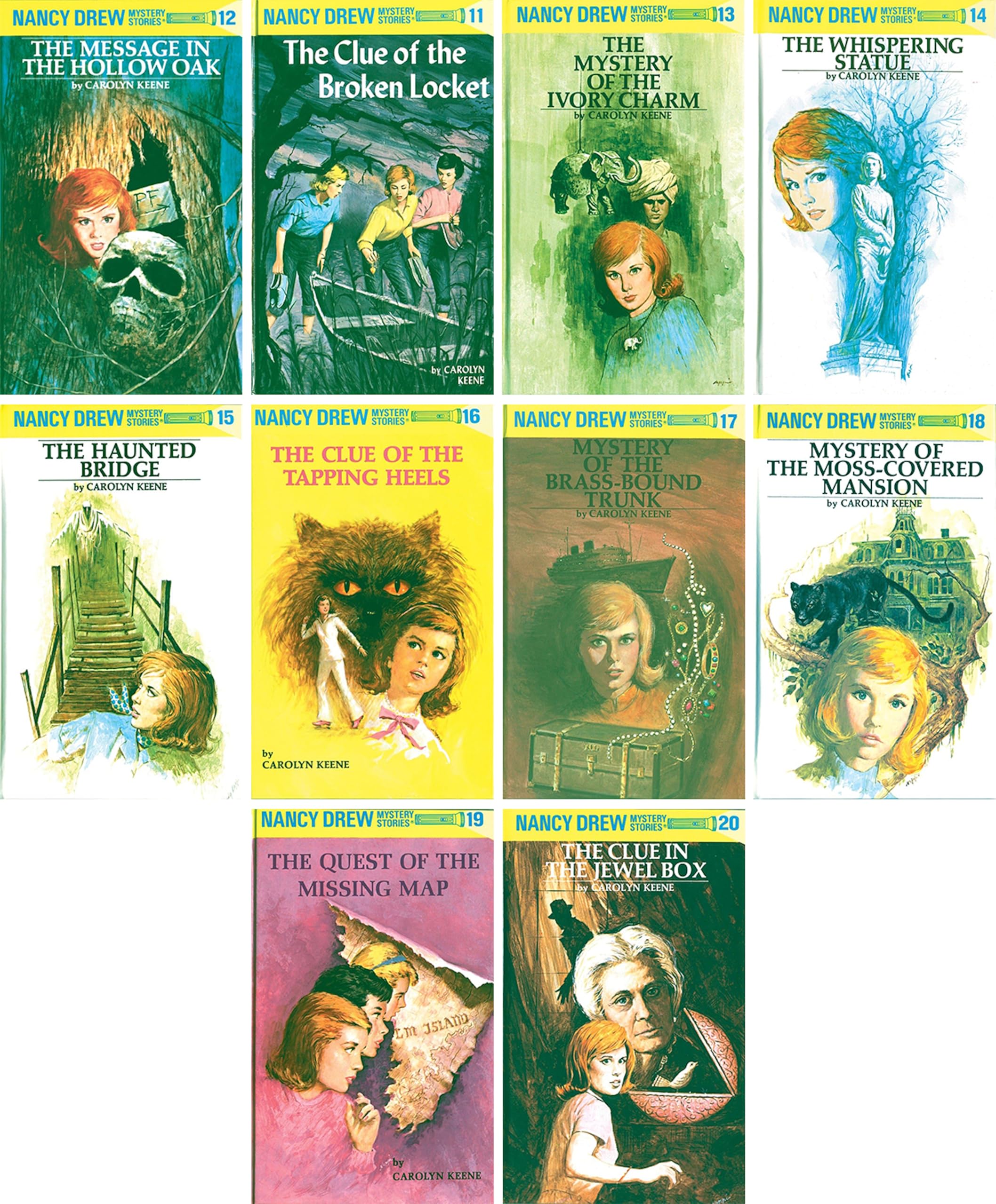 Nancy Drew Books 11-20 The Nancy Drew Mystery Stories Collection Box Set Hardcover – August 2, 2019