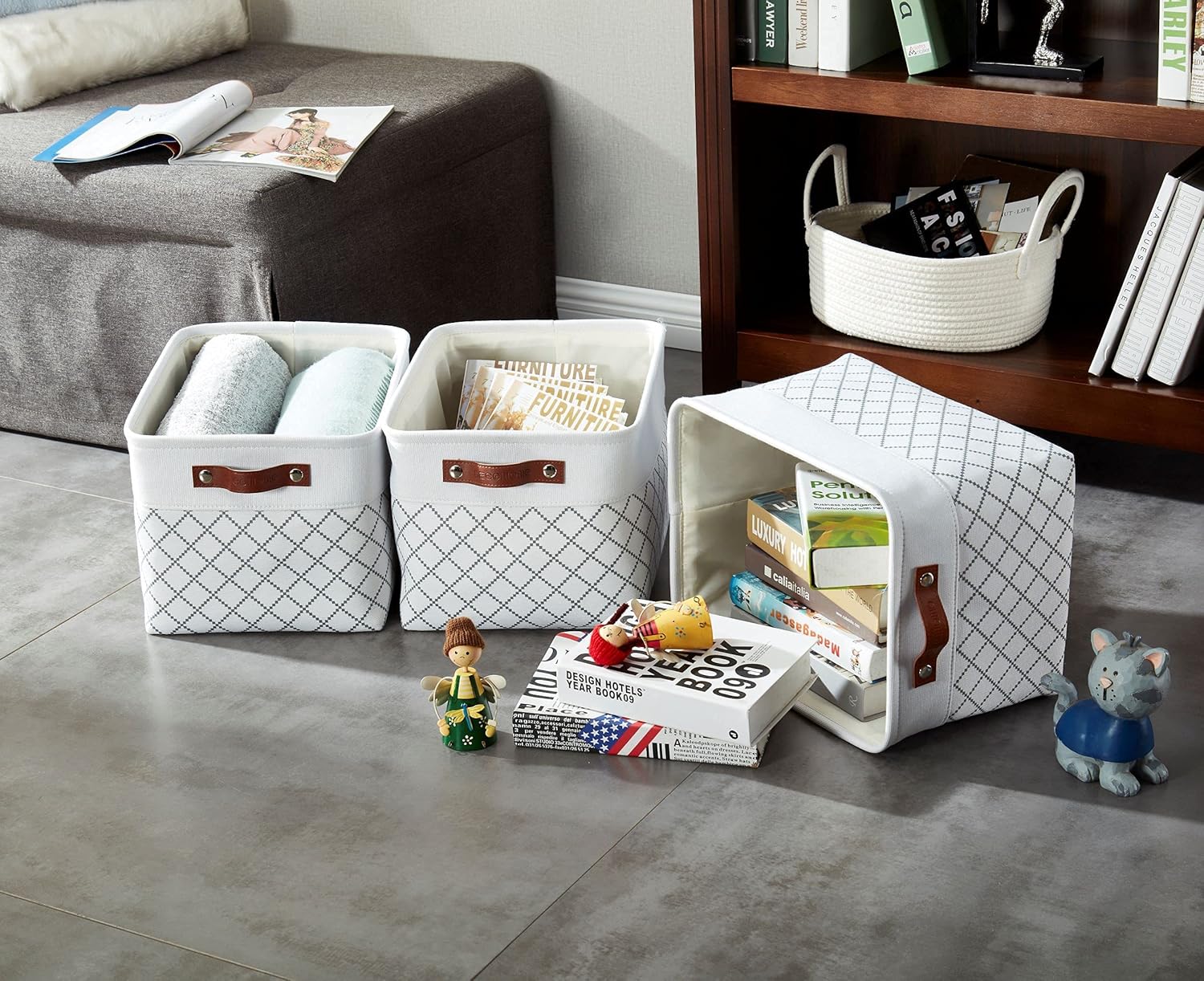 Bundle Set - DECOMOMO Large Storage Bin 6pcs
