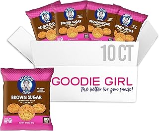 Goodie Girl, Mini Brown Sugar Cookie Snack Packs | Gluten Free, Peanut Free | 100 Calories (10 Pack)