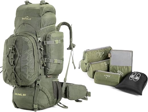 Tripole Colonel Rucksack With organizer Army Green