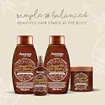 Almond Oil Blend Sulfate-Free Shampoo with Avocado Oil for Intense Hydration, Deep Moisturizing Shampoo for Thick, Curly, Frizzy or Coarse Hair, Paraben & Dye-Free