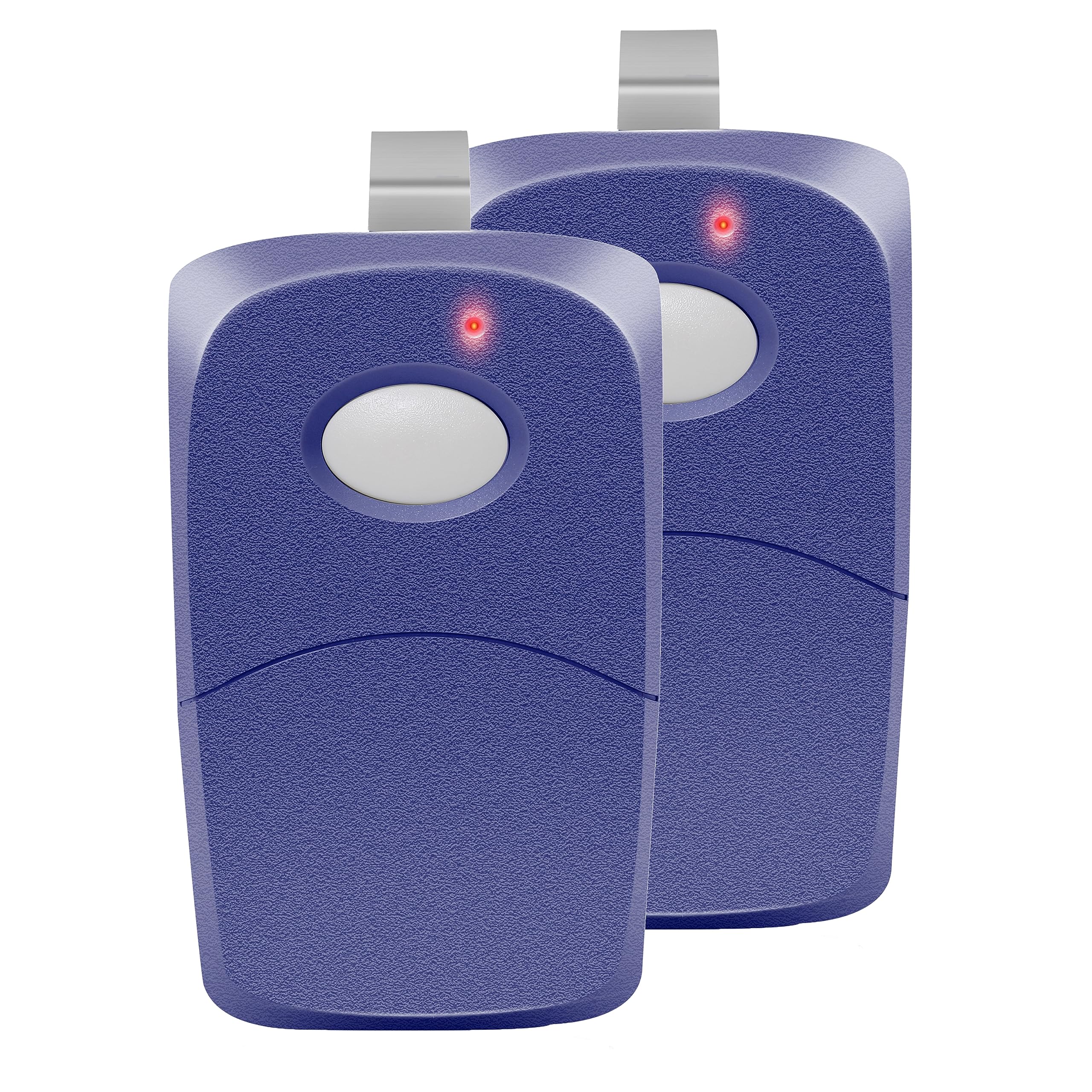 ASONPAO 300MHZ 10 Dip-Switches Linear Multi-Code Garage Door Opener Remote for 3089 308911 MCS308911,3060, 3070, 4120(2Pack) Blue