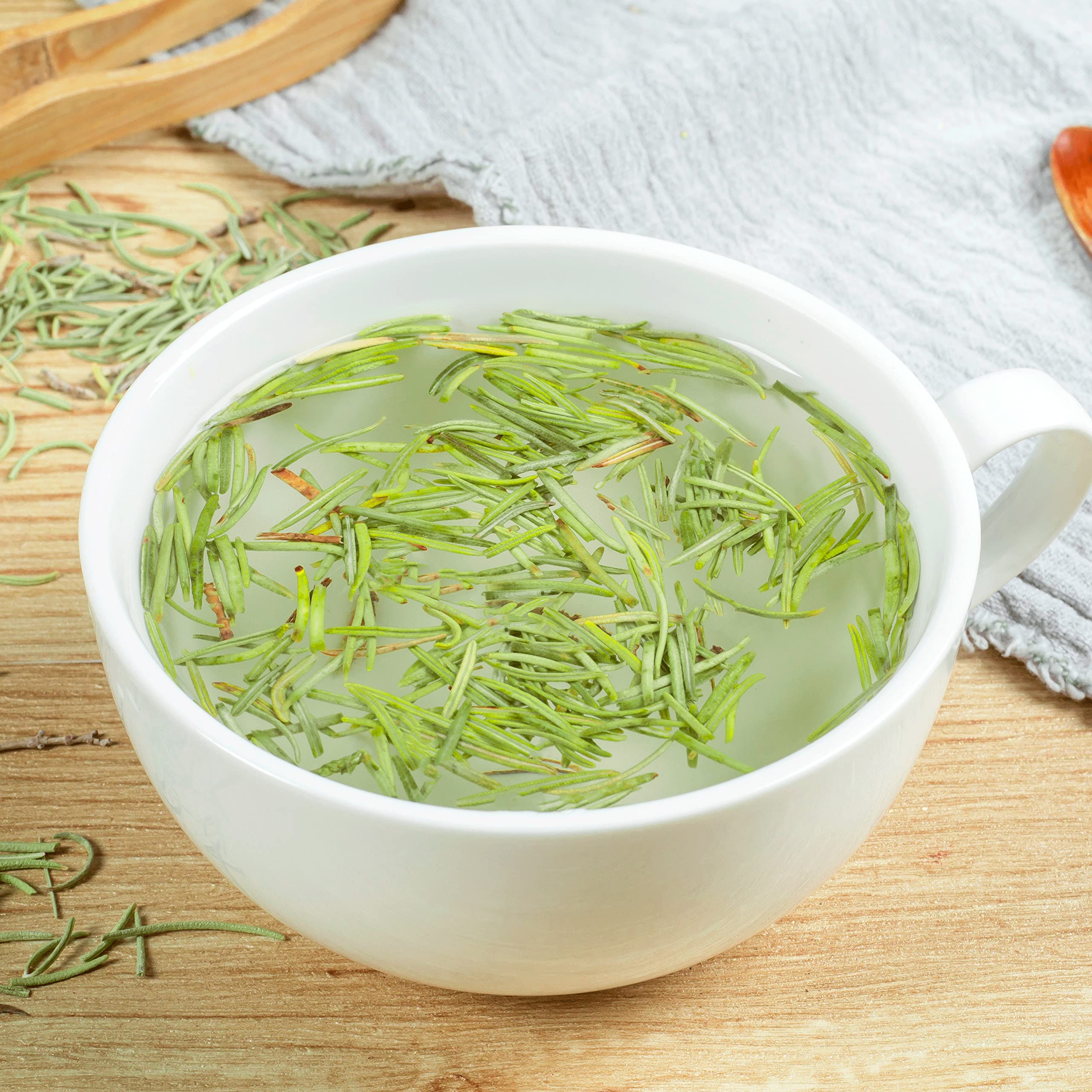 100% Rosemary 50g/1.76oz frais, feuilles en feuilles non - OGM, herbes naturelles à fleurs séchées, pures, riches en arômes, pour la viande, les légumes, les soupes, les sachets et les épices fraîches