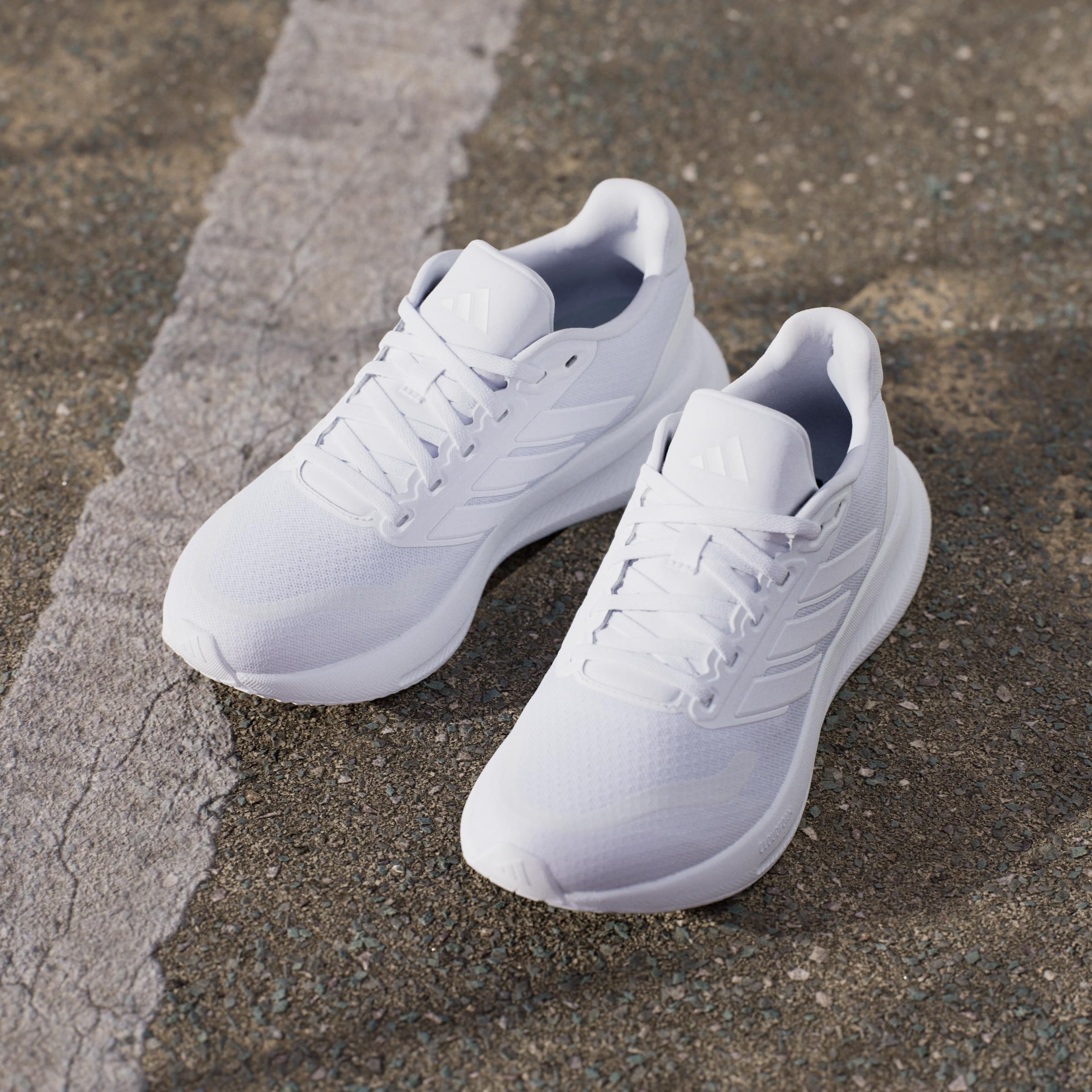 adidas Donna Runfalcon 5 Running Shoes, Cloud White/Cloud White/Cloud White, 39 1/3 EU