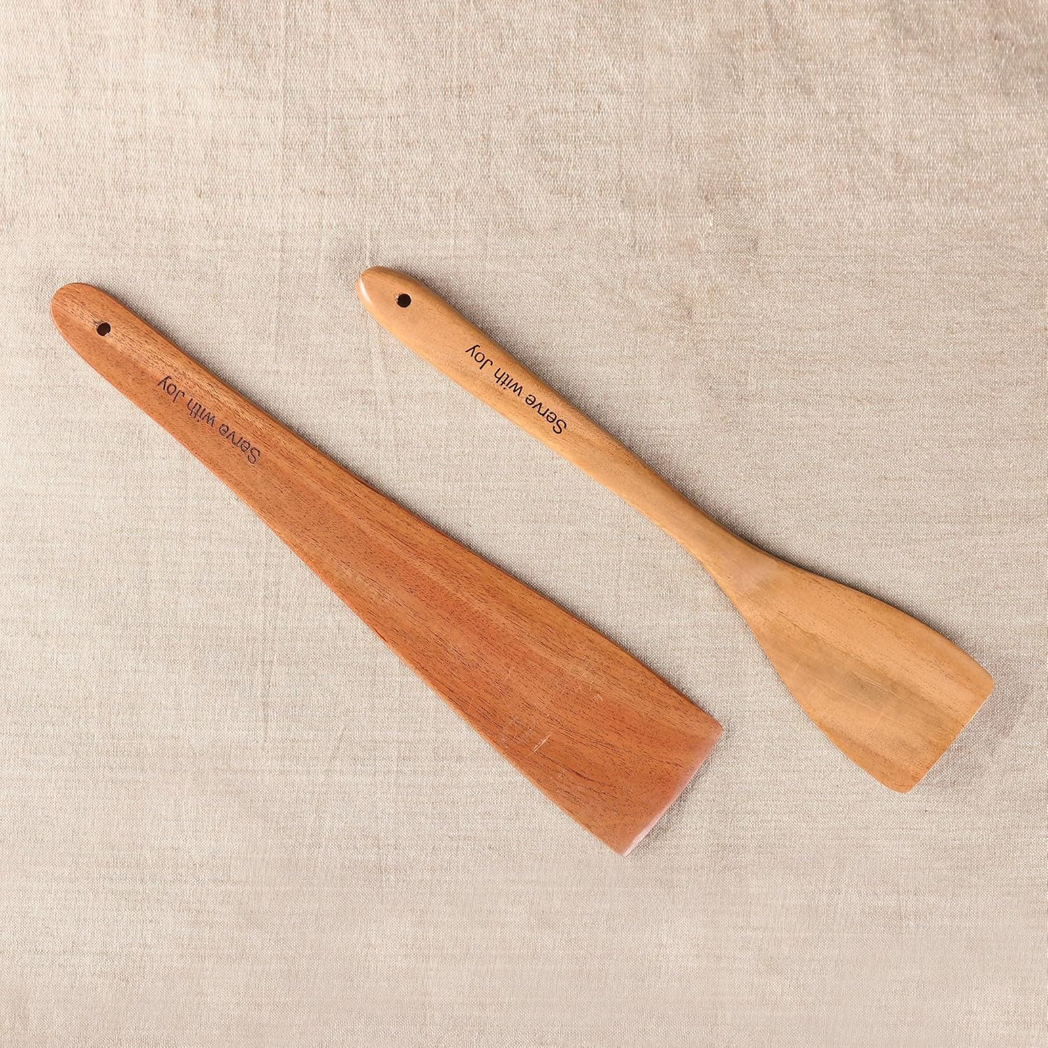 NOVICA Serving Utensils Kitchen Accessories From India 'Serve With Joy'