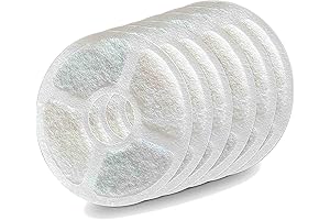 Exceptional Pet Fit for Life Water Fountain Filter 6-Pack: Pristine Water for Your Furry Friends